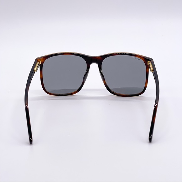 NEW GUCCI UNISEX HAVANA SUNGLASSES - Picture 7 of 10